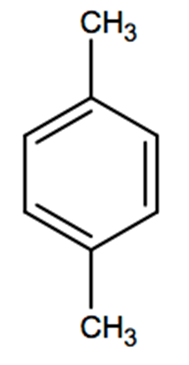 Structural representation of p-Xylene