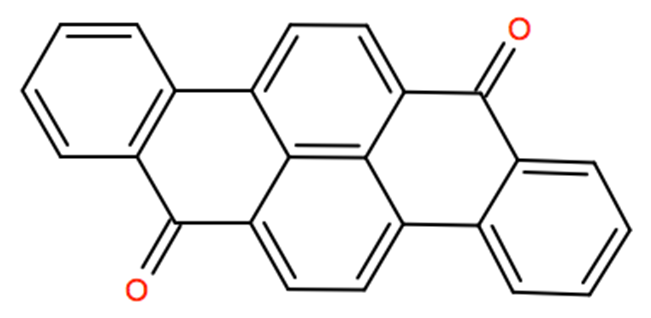 Structural representation of C.I. Vat Yellow 4