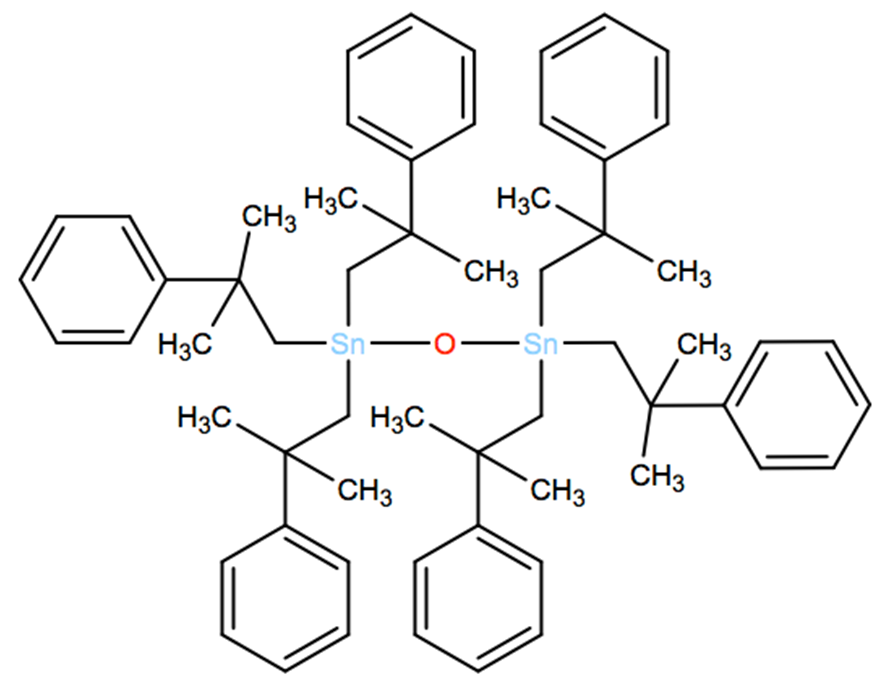 Structural representation of Fenbutatin oxide