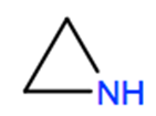 Structural representation of Ethyleneimine