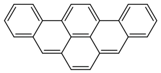 Structural representation of Benzo[r,s,t]pentaphene