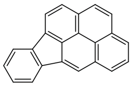 Structural representation of Indeno[1,2,3-cd]pyrene