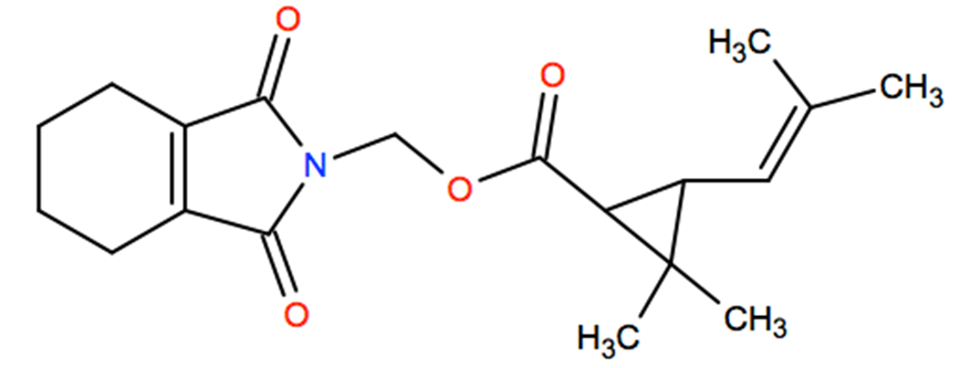 Structural representation of Tetranitromethane