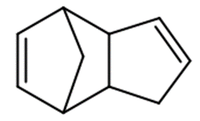 Structural representation of Dicyclopentadiene
