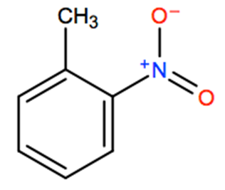 Structural representation of o-Nitrotoluene
